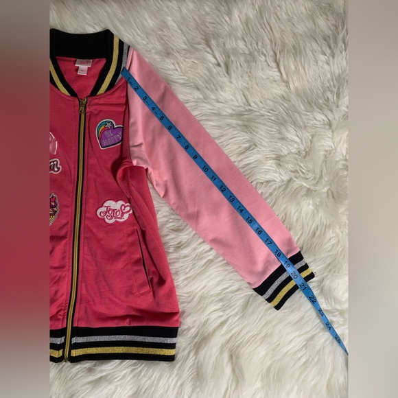JoJo Siwa pink sweater with zipper - Picture 7 of 7